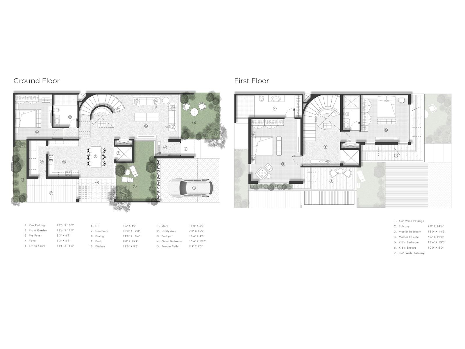 Gopi Idlewoods - 3168.00 Floor Plan