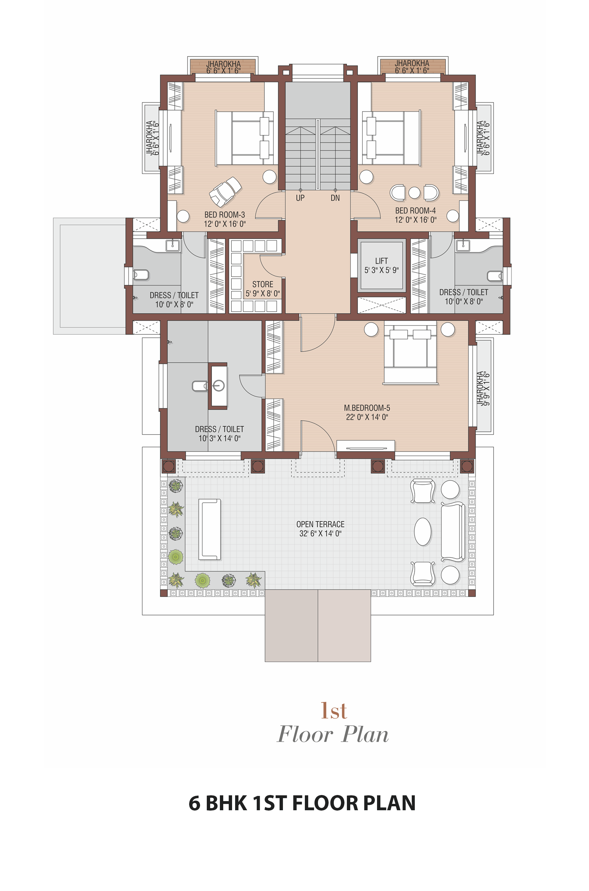 Luxuriom Bellevue - 536.00 Floor Plan