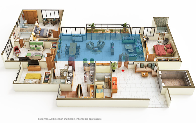 The Masterpiece by Kavisha - 1960.00 Floor Plan