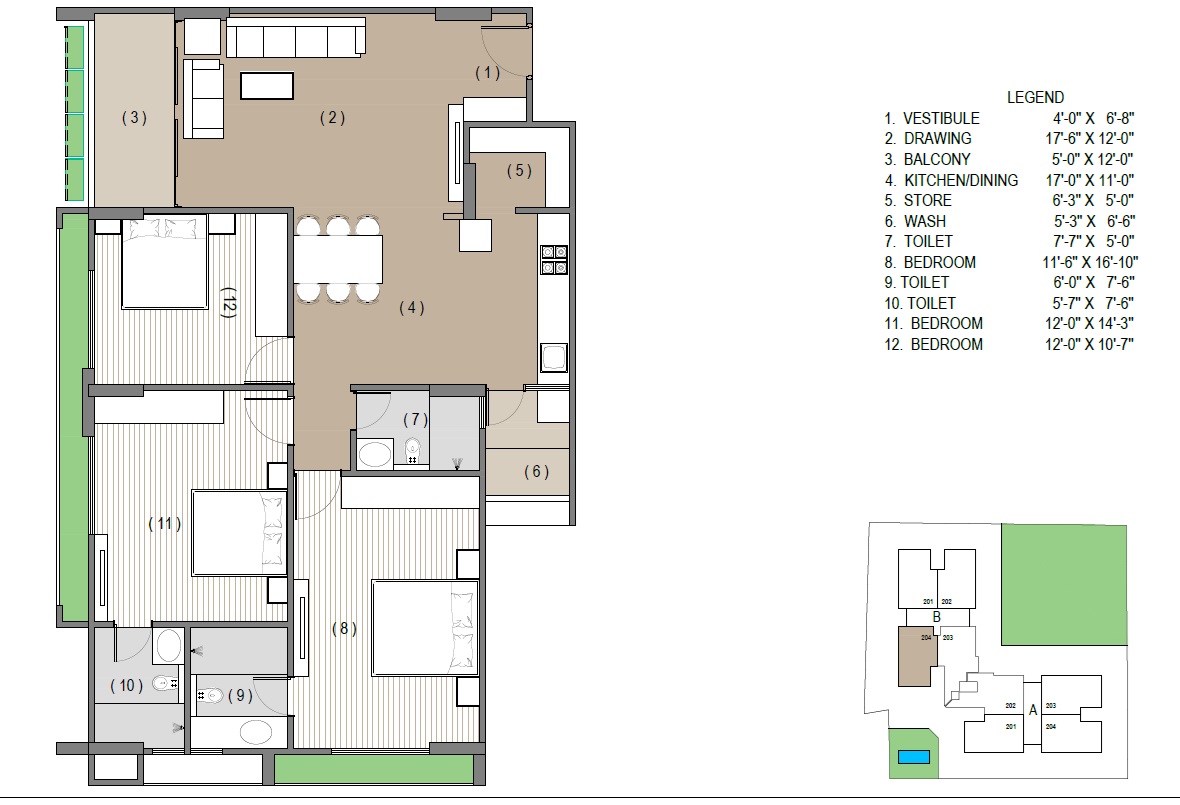 Aarohi Avinya - 2360.00 Floor Plan