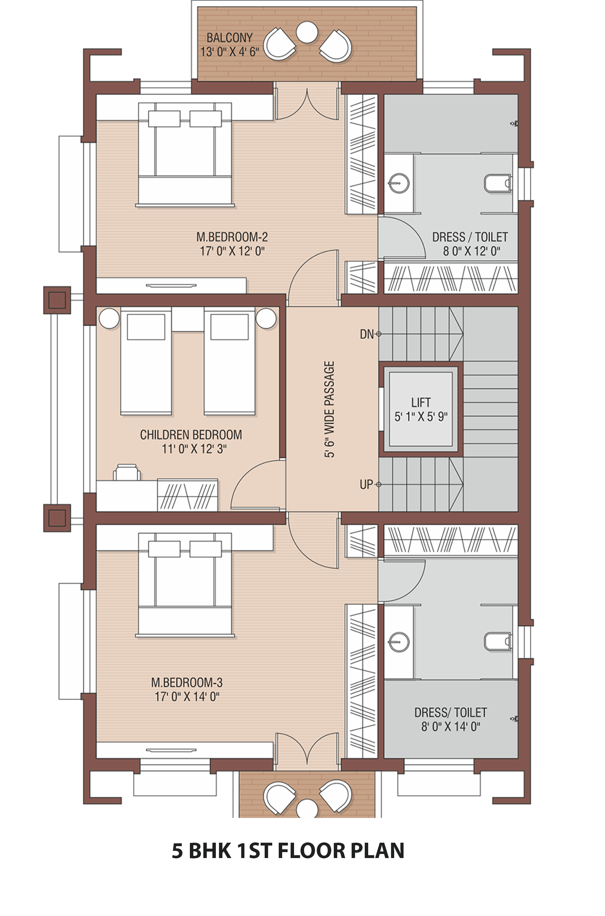 Luxuriom Bellevue - 536.00 Floor Plan