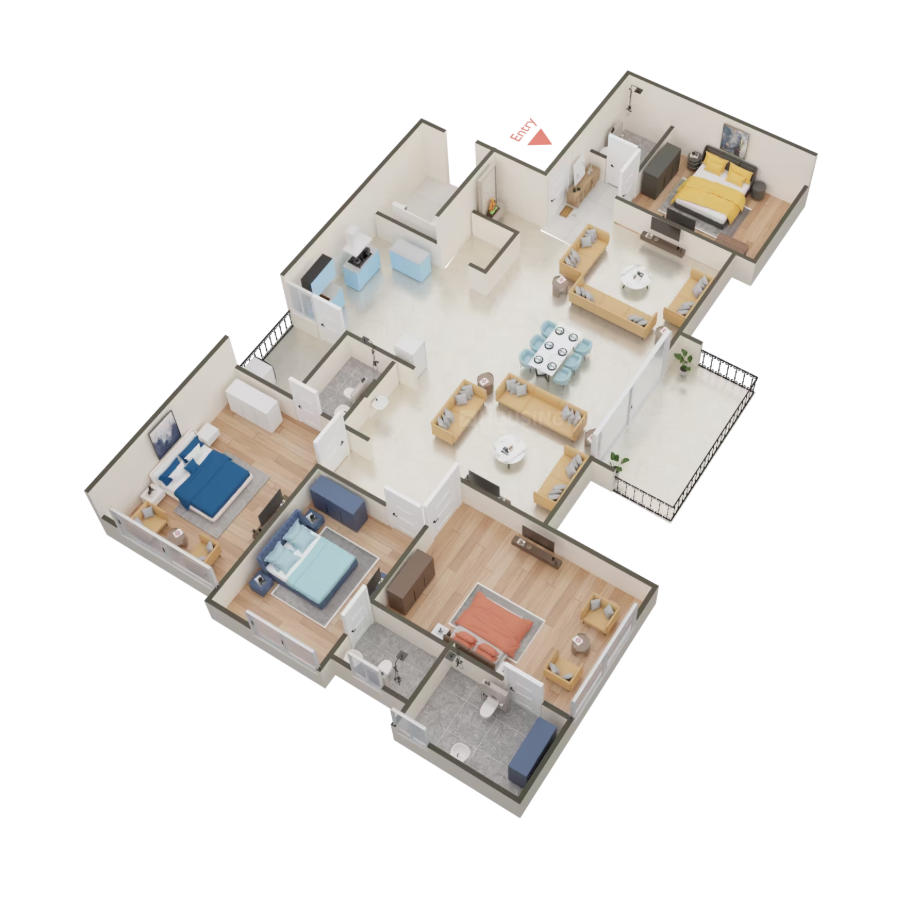 Harmony Harikesh - 3843.00 Floor Plan