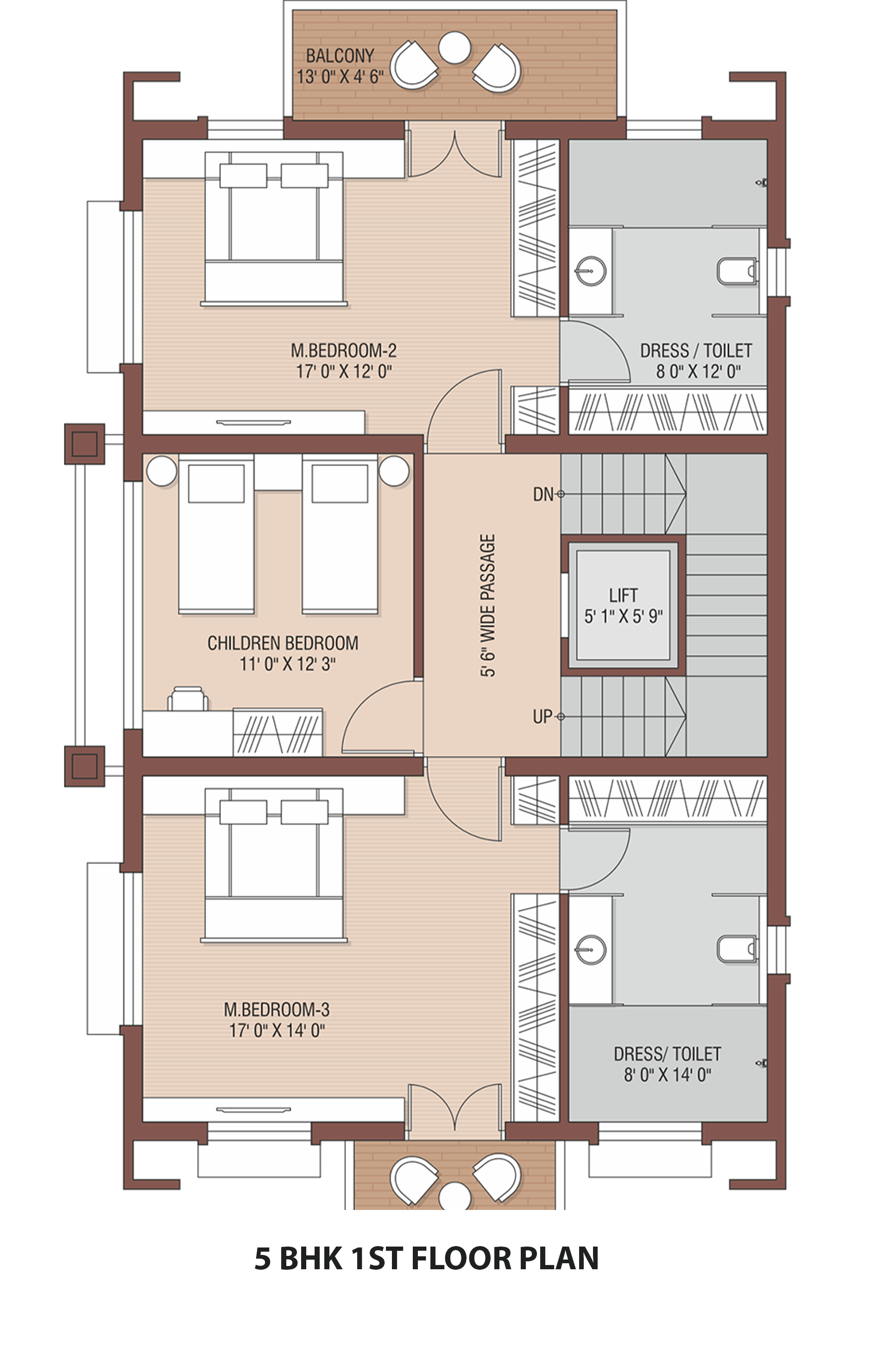 Luxuriom Bellevue - 536.00 Floor Plan