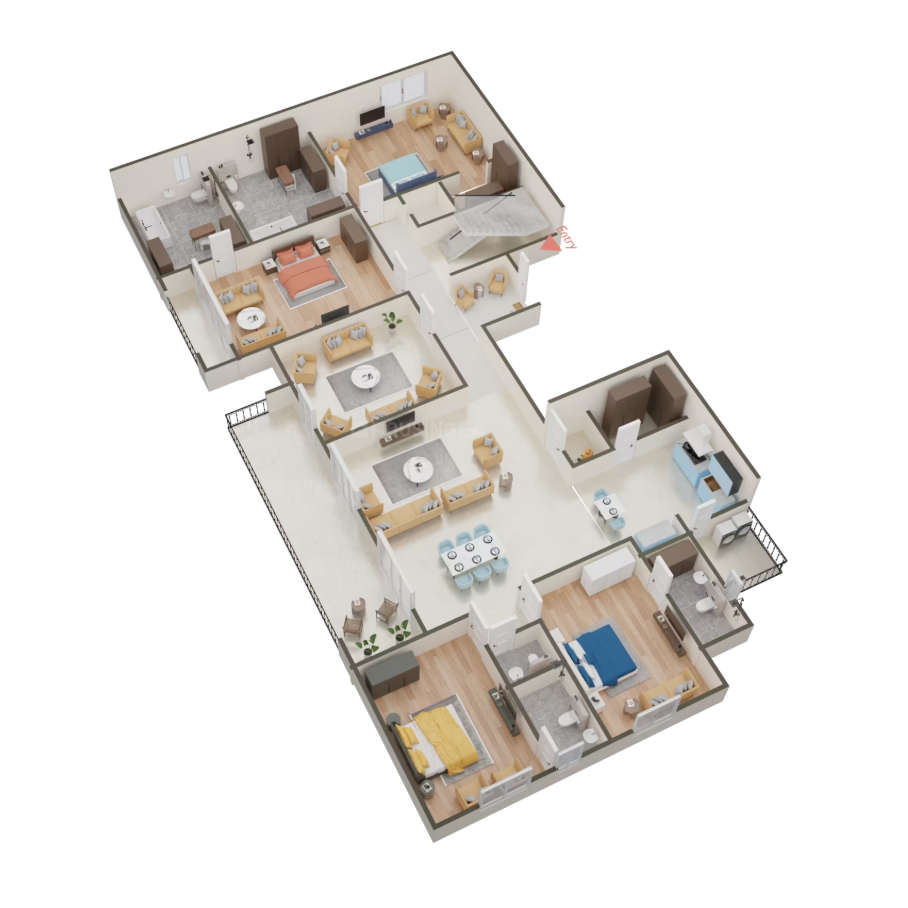 Sheetal Gharana - 5894.64 Floor Plan