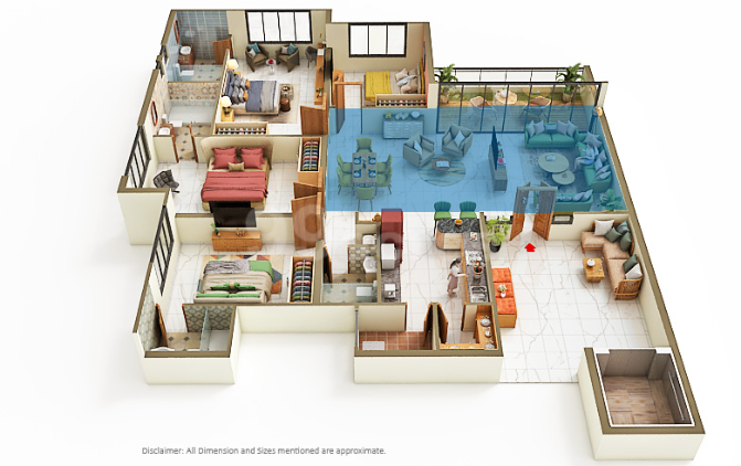 The Masterpiece by Kavisha - 1689.93 Floor Plan