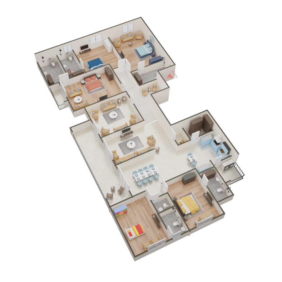 Sheetal Gharana - 3070.30 Floor Plan