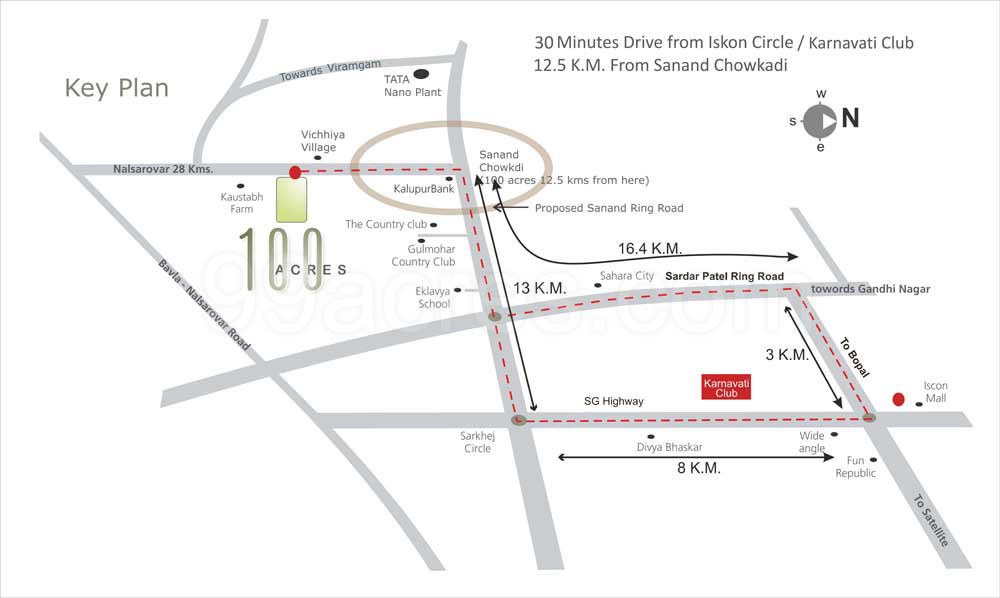 JBR Nirmaan 100 Acres - 18540.00 Floor Plan